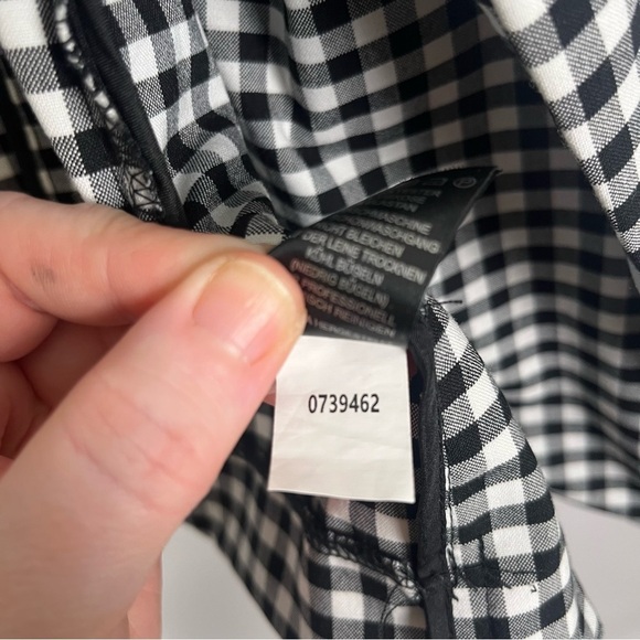 Rachel Zoe Black & White Plaid Open-Front Blazer – Size M - Picture 7 of 9